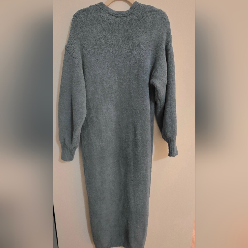 Heather Green Fuzzy Lounge Sweater Set Size M - Picture 5 of 15